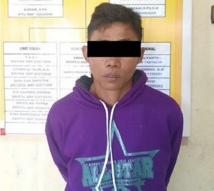 Melarikan Gadis Di Purbolinggo, Pelaku DPO Curanmor Ditangkap Diserahkan Ke Polsek Padang Ratu Lampung Tengah