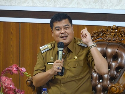 Bupati Lampung Tengah Musa Ahmad Melakukan Audiensi Bersama Pemprov Lampung
